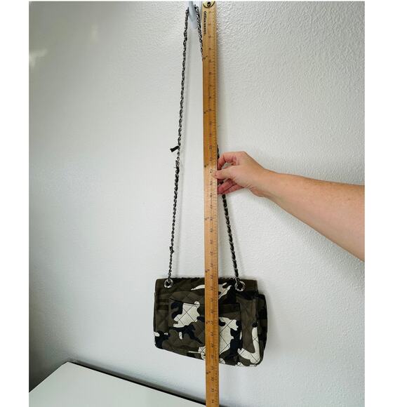 READYMADE Japan Green Multi Army Patch Shoulder Bag Braided Strap - Picture 13 of 16